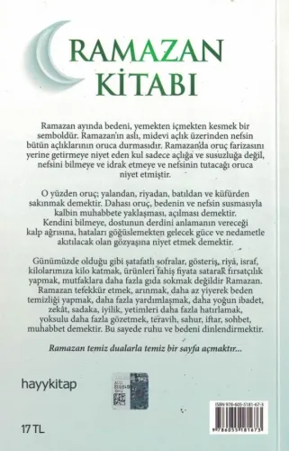Ramazan Kitabı Kemal Özer Hayykitap %52 indirimli