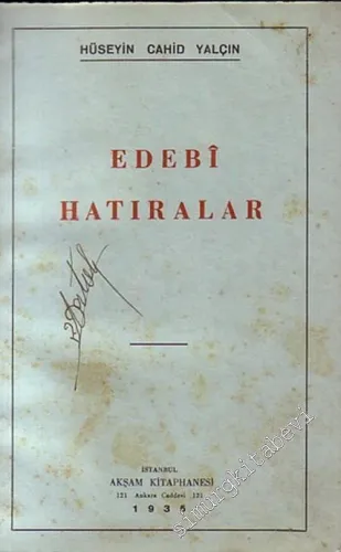 Edebi Hatıralar -        1935