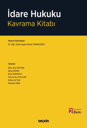 İdare Hukuku Kavrama Kitabı Ayşe Almıla Tanrıverdi