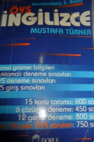 ÖYS İngilizce