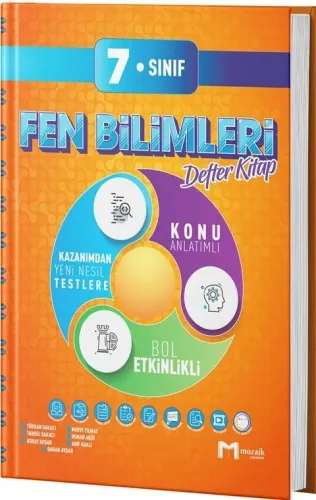 Mozaik 7. Sınıf Fen Bilimleri İntro Defter Kitap