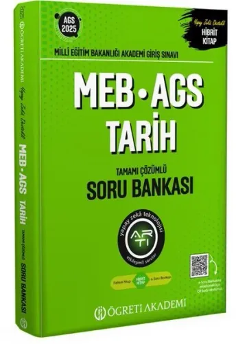 Öğreti Akademi 2025 MEB-AGS Tarih Soru Bankası Çözümlü