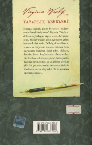Virginia Woolf'tan Yazarlık Dersleri Konrad Lorenz Timaş Yayınları %58