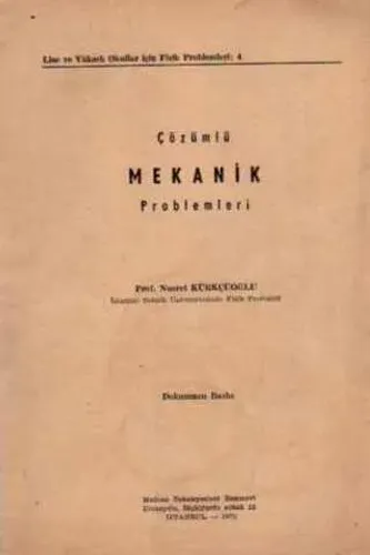 Çözümlü Mekanik Problemleri
