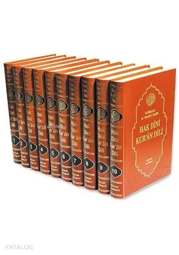 Hak Dîni Kur'ân Dili (10 Cilt, Şamua)