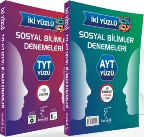Karekök Yayınları TYT AYT Sosyal Bilimler İki Yüzlü Deneme Karekök Yay