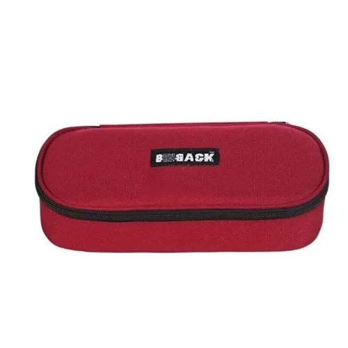 Bback Bordo Kumaş Oval Kalemlik