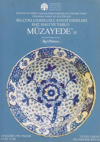 Selçuklu, Osmanlı Sanat Eserleri, Hat, Tablo ve Halı Müzayedesi (10 Kasım 1991) -
