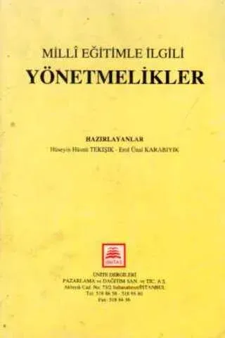 Milli Eğitimle İlgili Yönetmelikler