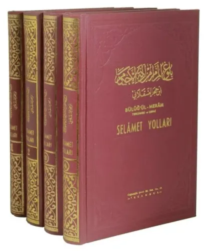 Selamet Yolları-Büluğul Meram Tercümesi ve Şerhi-4 Kitap Takım (Ciltli)