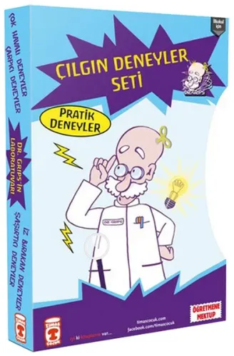 Çılgın Deneyler Seti; Dr. Grips'in Laboratuvarı - 4 Kitap