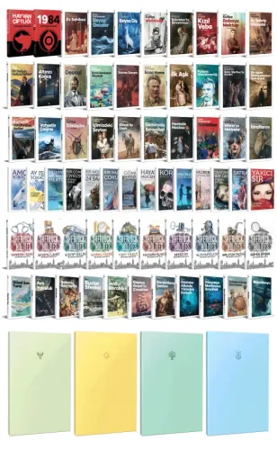 65 Dünya Klasiği ve Pastel Çizgisiz Defter Seti -2 - Halkkitabevi