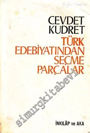 Türk Edebiyatından Seçme Parçalar  -