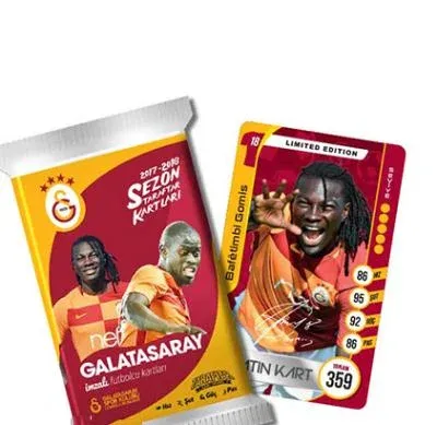 Galatasaray 2017-18 Sezon Taraftar Kartları Tekli - İADESİZ