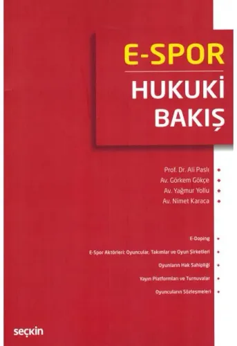 E–Spor: Hukuki Bakış