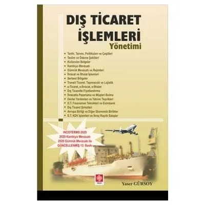 Dış Ticaret İşlemleri Yönetimi