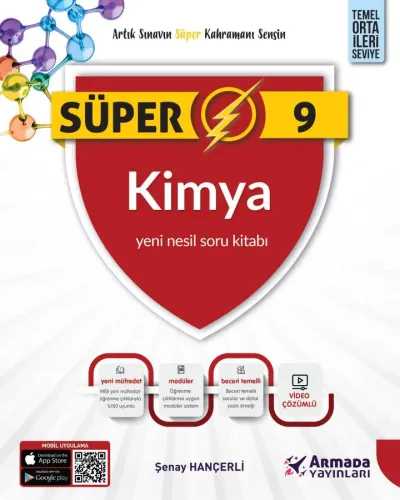 ARMADA 9. SINIF SÜPER KİMYA SORU KİTABI YENİ NESİL