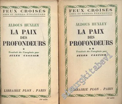 La Paix des Profondeurs (1 - 2 Cilt) -