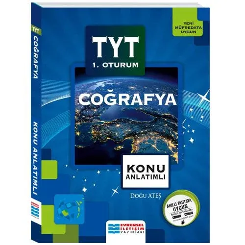 YKS TYT 1. Oturum Coğrafya Konu Anlatımlı Evrensel İletişim Yayınları