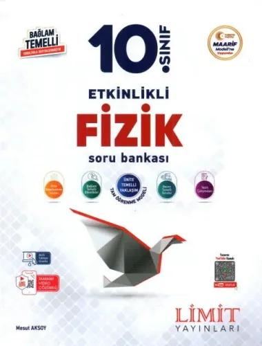 Limit Yayınları 10. Sınıf Fizik Etkinlikli Maarif Soru Bankası