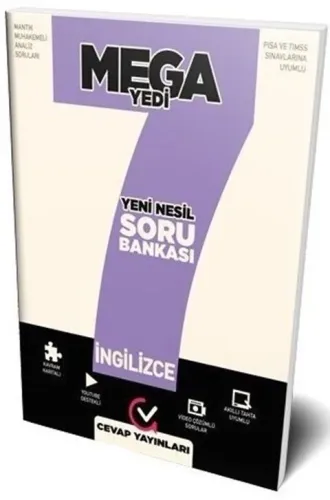 Cevap Yayınları 7. Sınıf MEGA İngilizce Soru Bankası