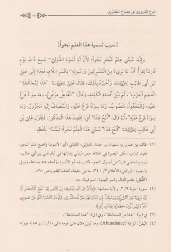 ŞERHUS SURURİ ALA MİSBAHİL MUTARRIZİ شرح السروري على مصباح المطرزي