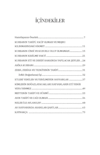 Büyük İslâm İlmihali - Kurban Boğazlama ve Av Ali Sözer