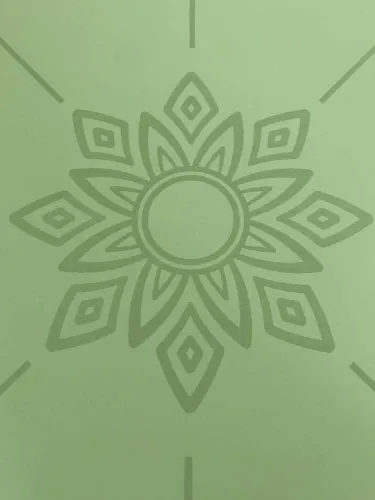 Sun Series Kaydırmaz 5mm Yoga Matı Soft Yeşil-Teşhir Ürünü