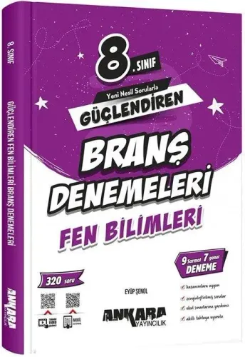 ANKARA 8. SINIF GÜÇLENDİREN FEN BİLİMLERİ BRANŞ DENEME 2027