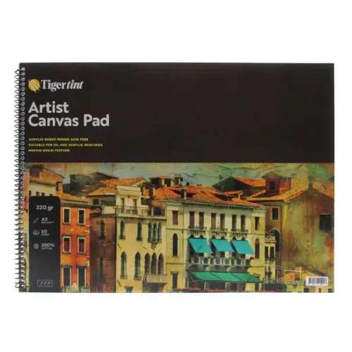 Tigertint Canvas Pad A3 10yp