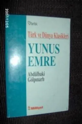 Yunus Emre Abdülbaki Gölpınarlı