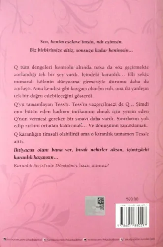 Tess Q - Dönüşüm Pepper Winters Arkadya Yayınları