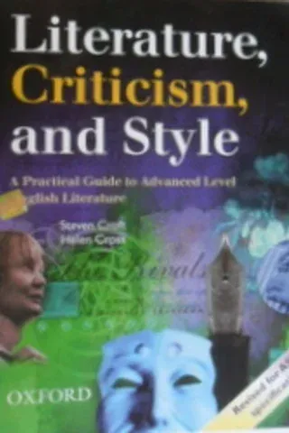 Literature, Criticism, and Style