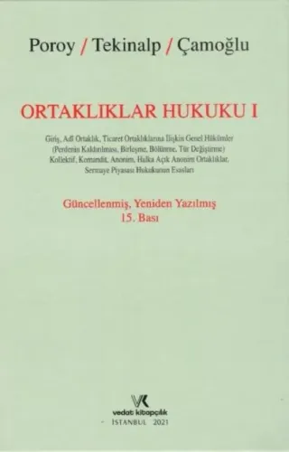 Ortaklıklar Hukuku I