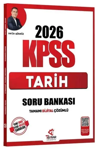 Tekrar Akademi 2026 KPSS Tarih Soru Bankası Çözümlü