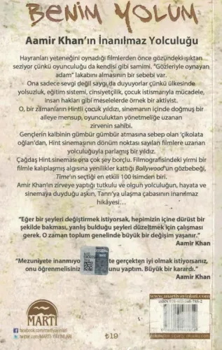 Benim Yolum Aamir Khan'ın İnanılmaz Yolculuğu Christina Daniels Martı 