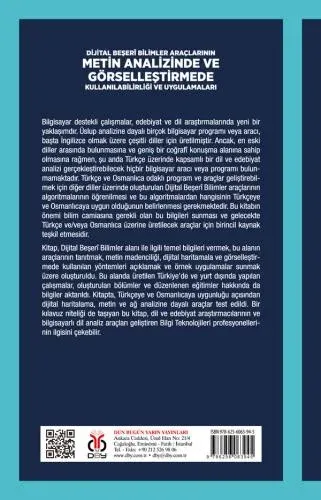 Dijital Beşerî Bilimler Araçlarının Metin Analizinde ve Görselleştirme Dijital Beşerî Bilimler Araçlarının Metin Analizinde ve Görselleştirme