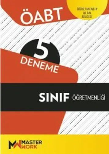 MasterWork Yayınları ÖABT Sınıf Öğretmenliği 5 Deneme