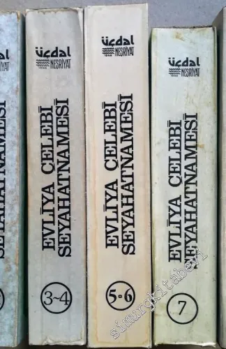 Evliya Çelebi Seyahatnamesi Cilt 1-8 (5 Kitap ) -        1975