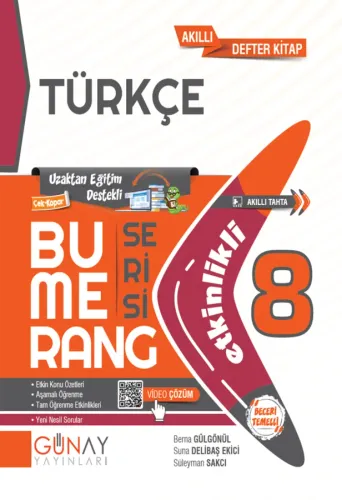 8. Sınıf Bumerang Etkinlikli Türkçe