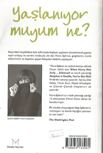Yaşlanıyor Muyum Ne? Nora Ephron Mikado Yayınları %68 indirimli