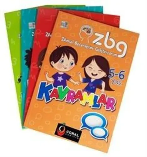 Zbg Zihinsel Becerilerimi Geliştiriyorum Seti 5-6 Yaş (4 Kitap)