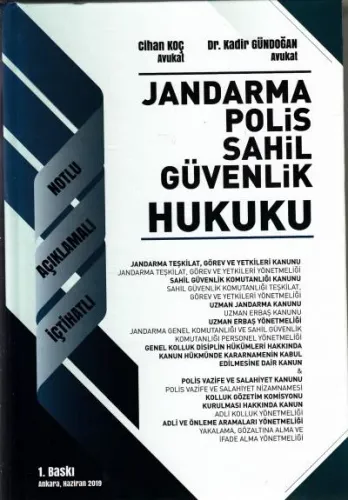 Jandarma Polis Sahil Güvenlik Hukuku