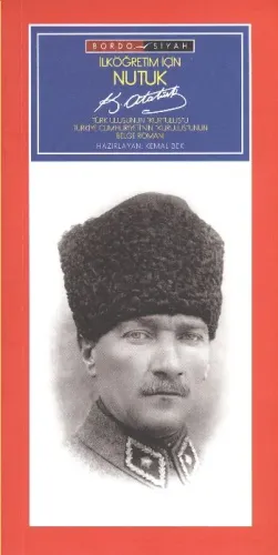 Bordo Siyah İlköğretim İçin Nutuk