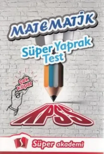 Süper Akademi KPSS Matematik Süper Yaprak Test