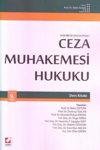Ceza Muhakemesi Hukuku ( Ders Kitabı )