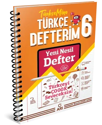 Arı 6. Sınıf Türkçe Defterim TürkçeMino 2024