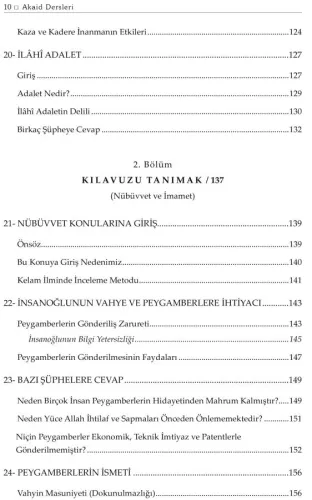 Akaid Dersleri (Karton Kapak) Muhammed Taki Misbah