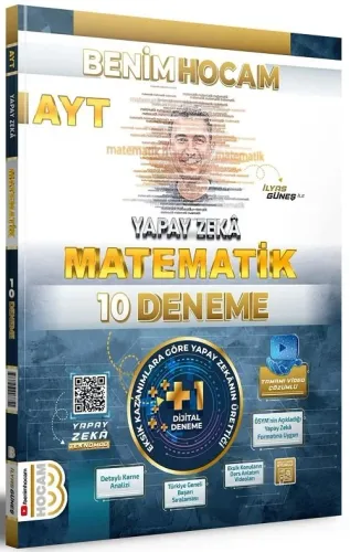 Benim Hocam Yayınları 2024 AYT Matematik Yapay Zeka 10 Deneme Video Çö