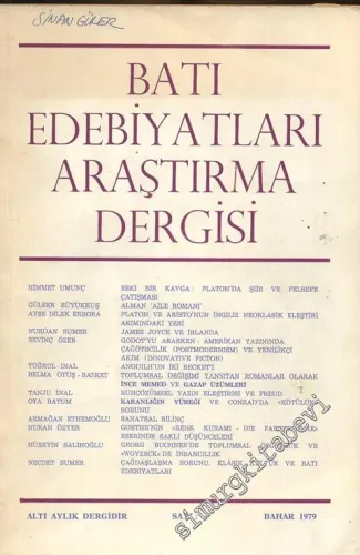 Batı Edebiyatları Araştırma Dergisi - Altı Aylık Dergi - Sayı: 1    1  Bahar